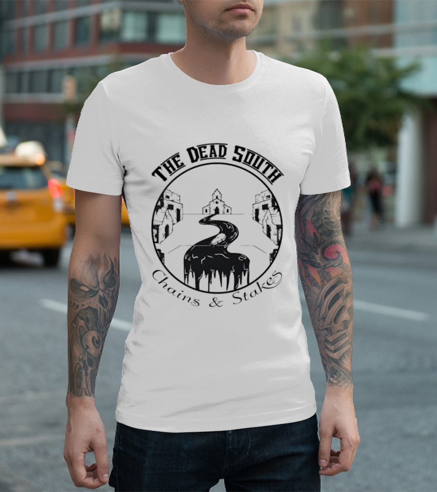 The Dead South Chains And Stakes Church Road Gothic T-Shirt