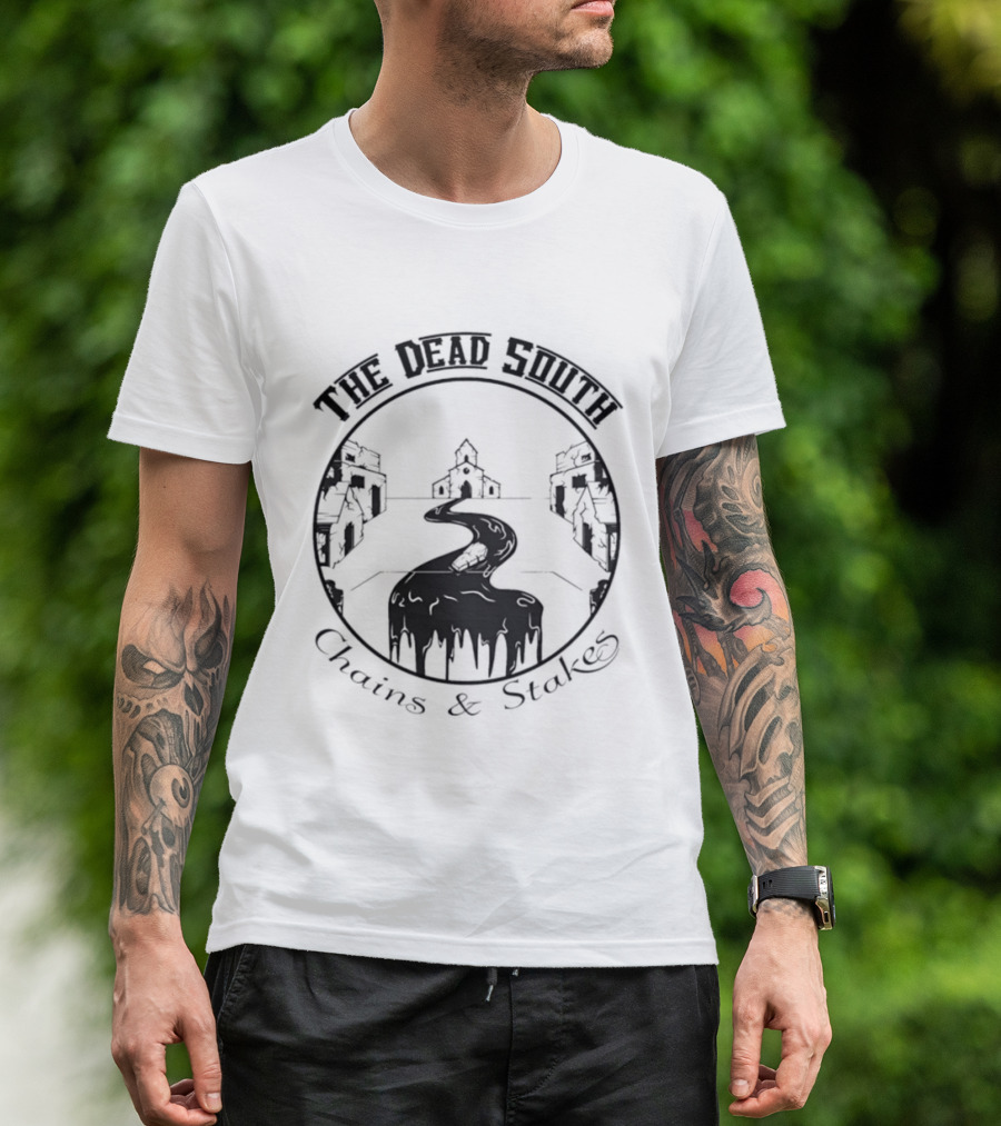 The Dead South Chains And Stakes Church Road Gothic T-Shirt