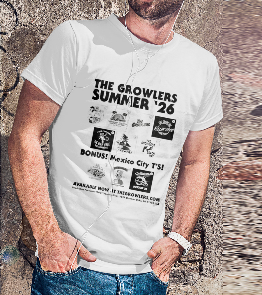 The Growlers Summer '26 Bonus Mexico City Fyi Mexico '26 T-Shirt