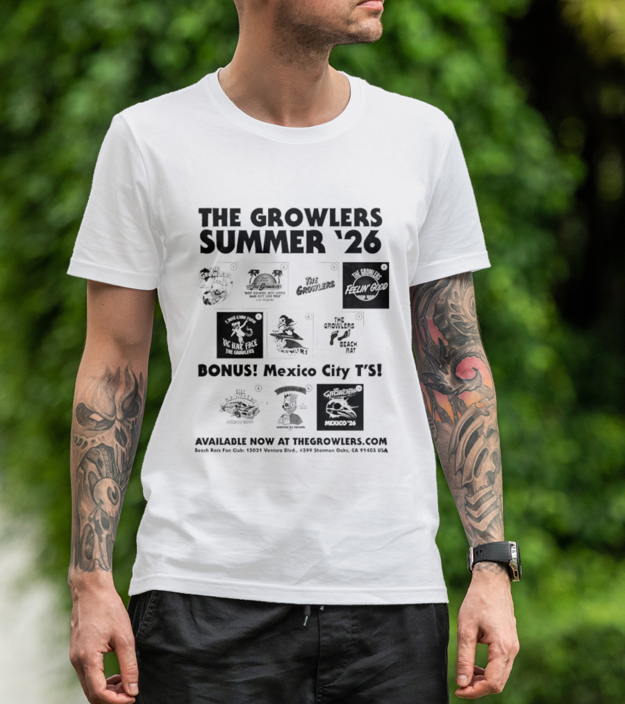 The Growlers Summer '26 Bonus Mexico City Fyi Mexico '26 T-Shirt