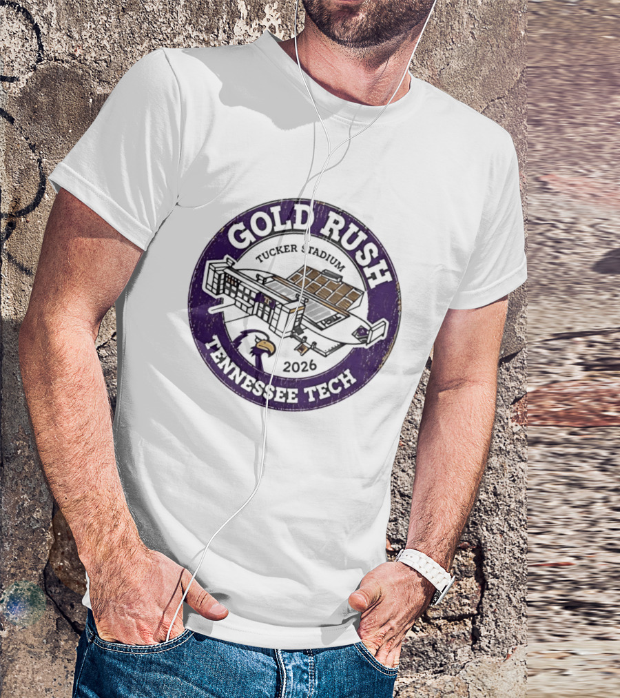 Tennessee Tech Gold Rush Tucker Stadium 2026 T-Shirt