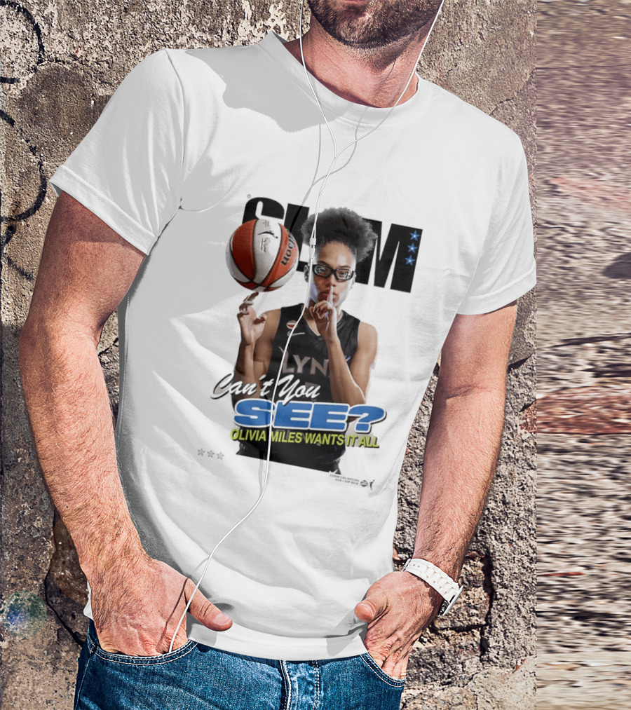 Minnesota Lynx SLAM Olivia Miles Wants It All Can't You See Basketball T-Shirt