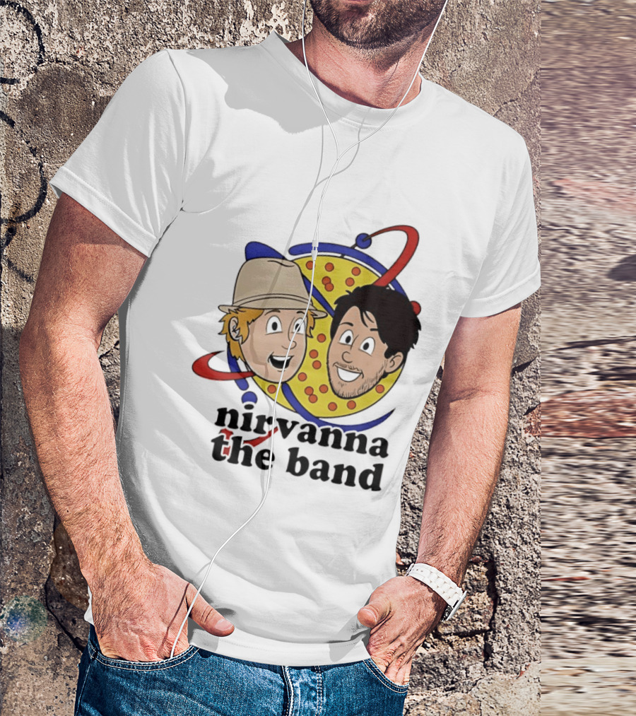 Nirvanna The Band Characters With Planetary T-Shirt