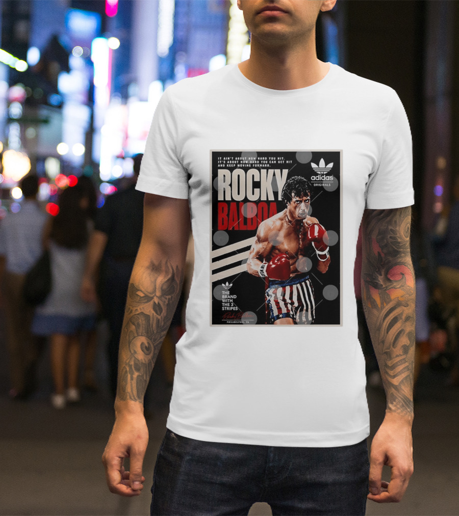 Rocky Balboa Adidas Originals Philadelphia Boxing Legend T-Shirt