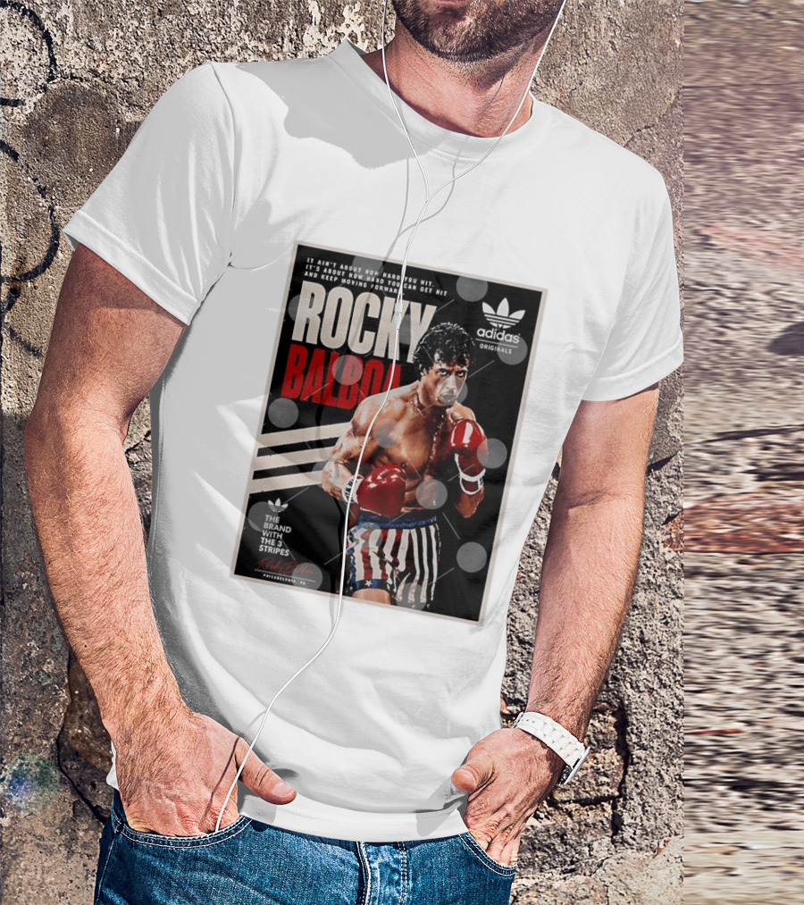 Rocky Balboa Adidas Originals Philadelphia Boxing Legend T-Shirt