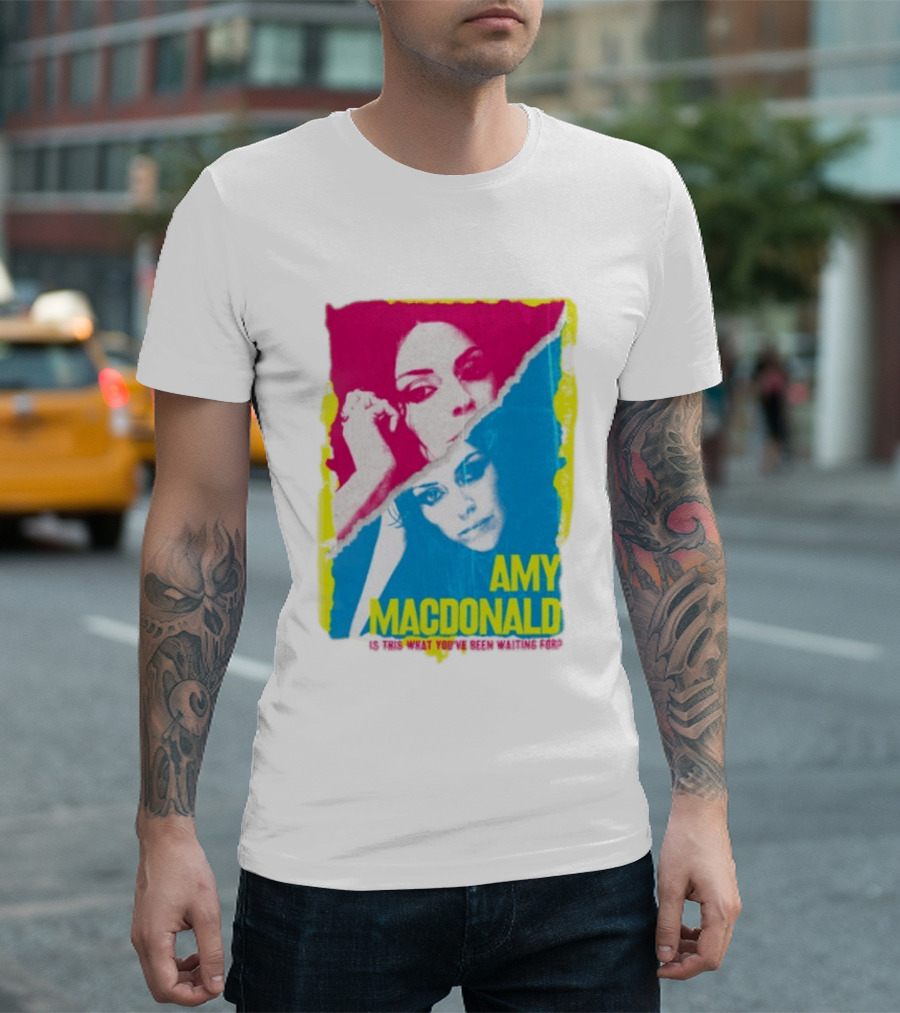 Amy Macdonald Is This What You've Been Waiting For Vintage Style Image T-Shirt