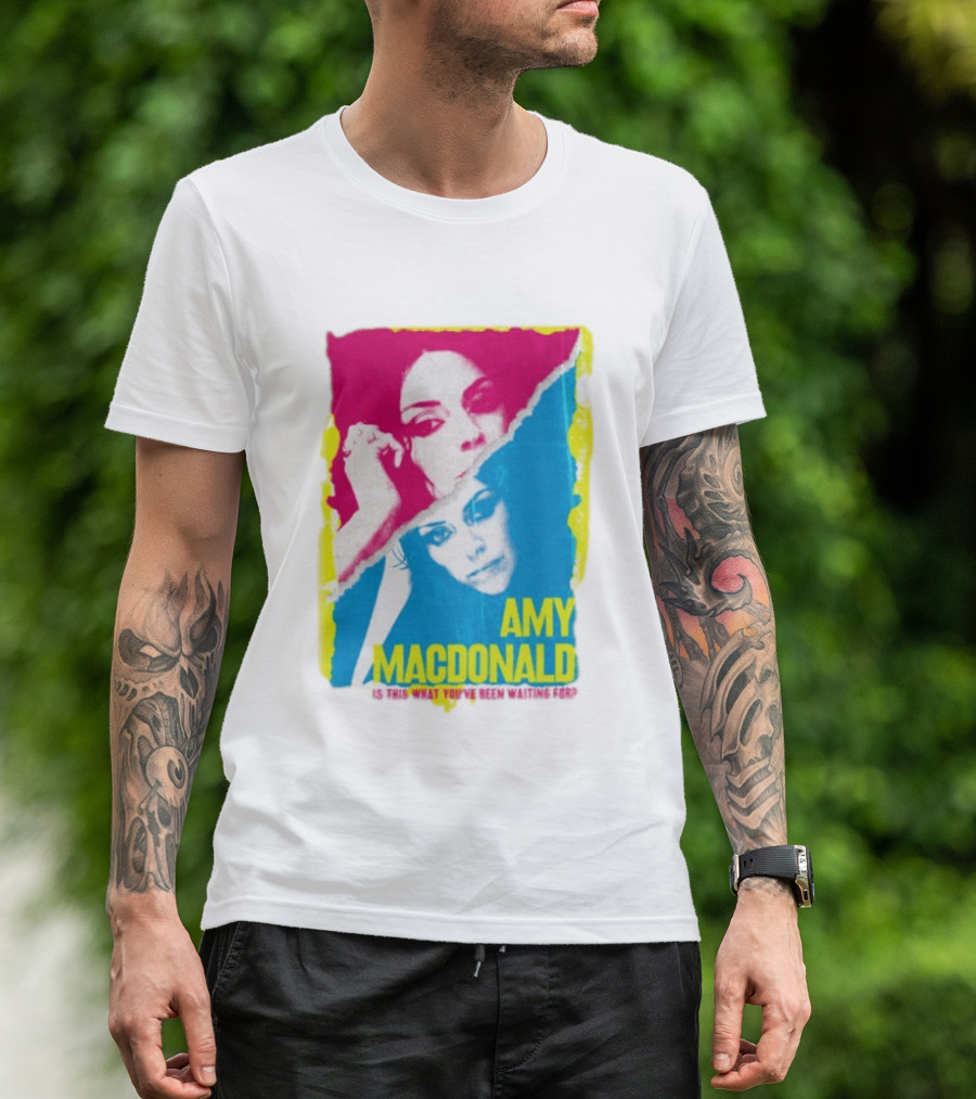 Amy Macdonald Is This What You've Been Waiting For Vintage Style Image T-Shirt