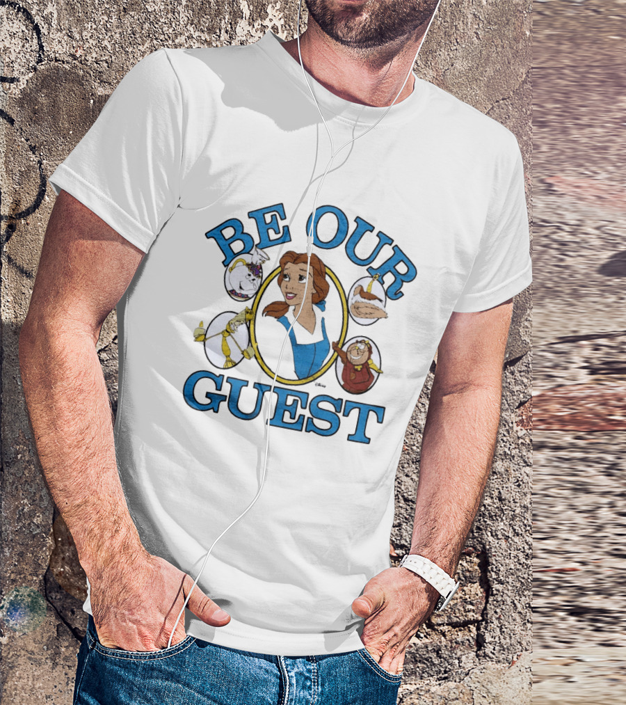 Be Our Guest Belle Beauty And The Beast Characters Disney T-Shirt