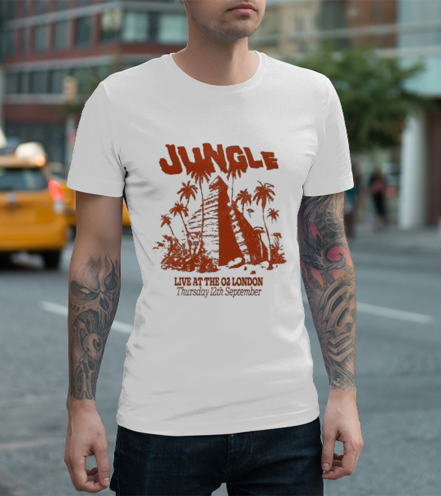 Jungle Live At The 02 London Thursday 16th September T-Shirt