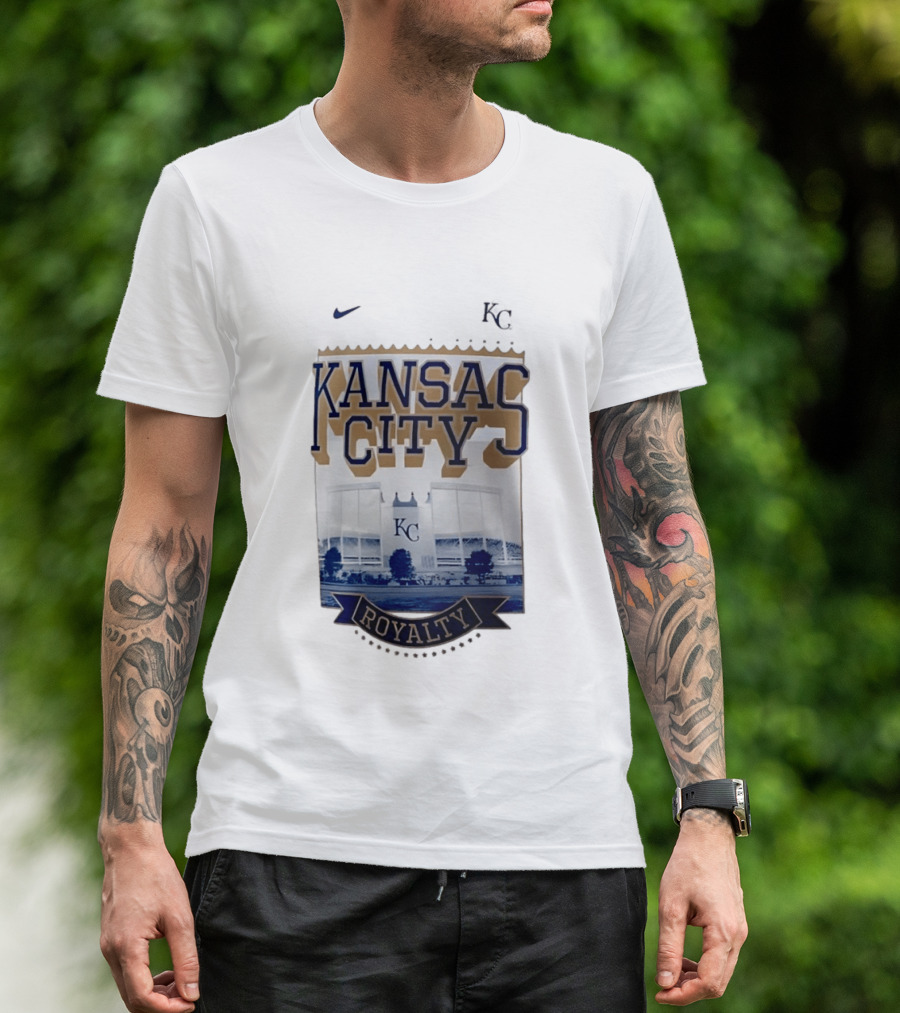 Kansas City Royals Stadium Royalty KC Nike T-Shirt