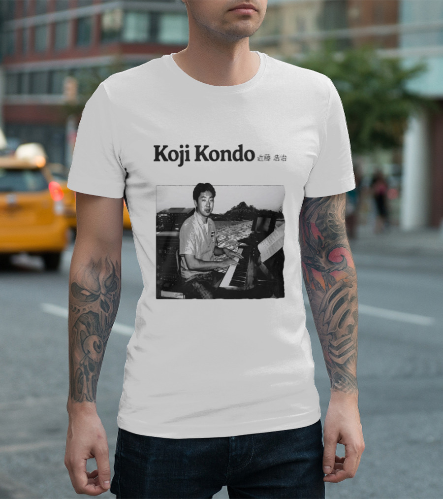 Koji Kondo I Can Hear Music Piano Masters T-Shirt