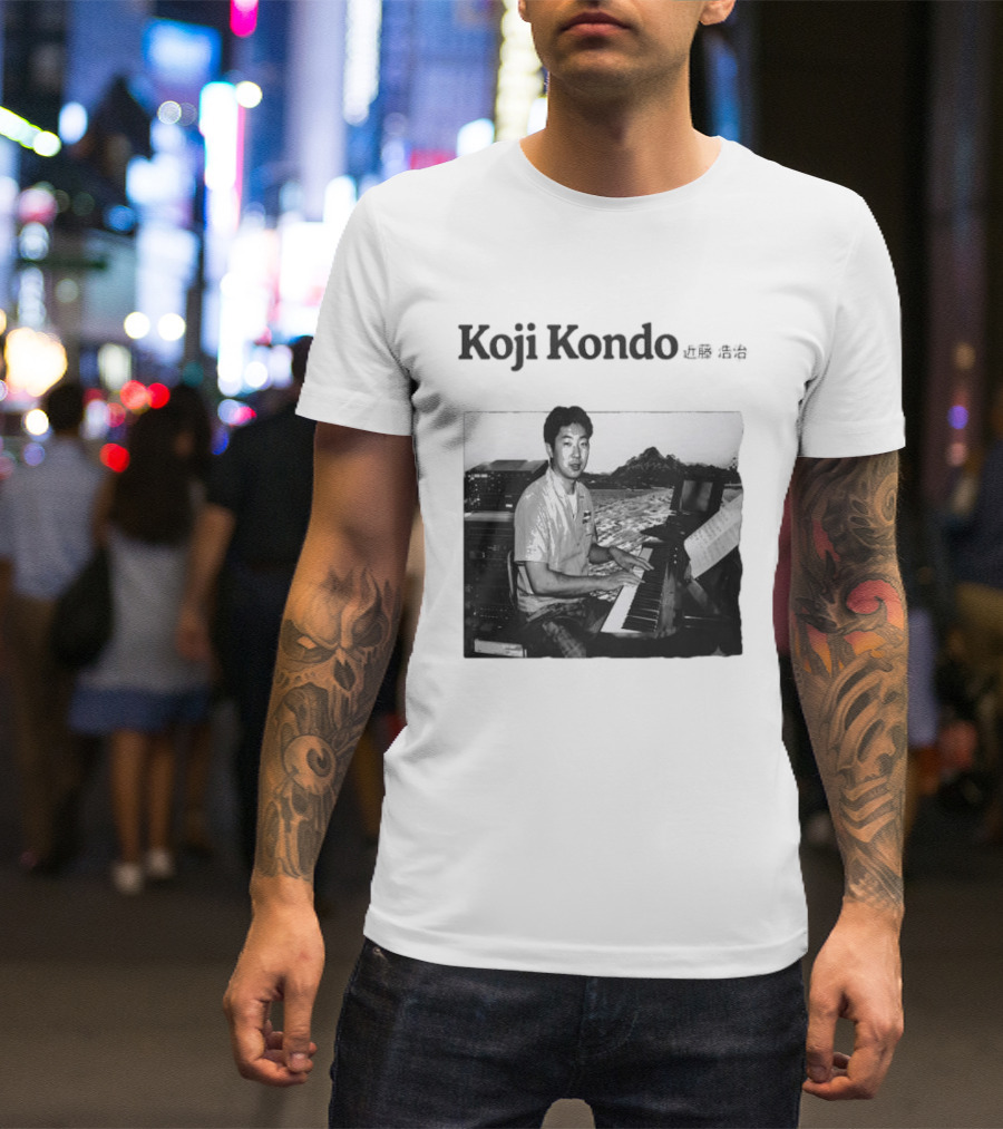 Koji Kondo I Can Hear Music Piano Masters T-Shirt