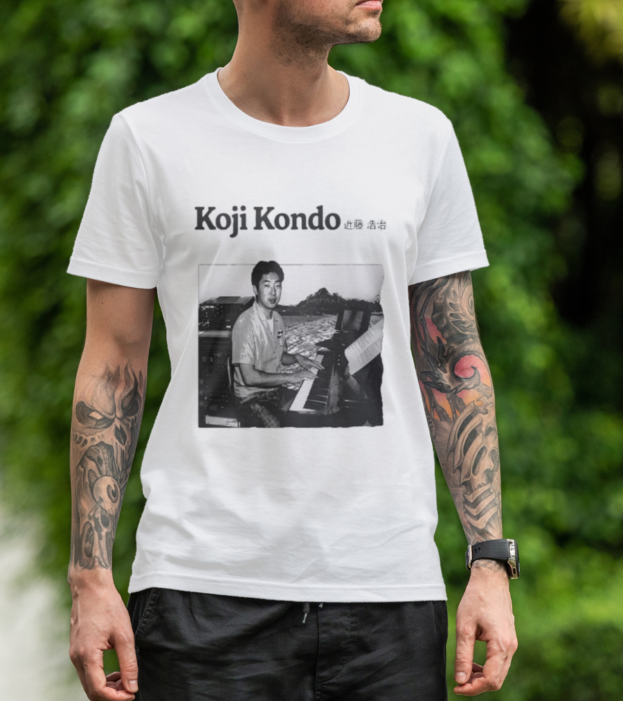 Koji Kondo I Can Hear Music Piano Masters T-Shirt