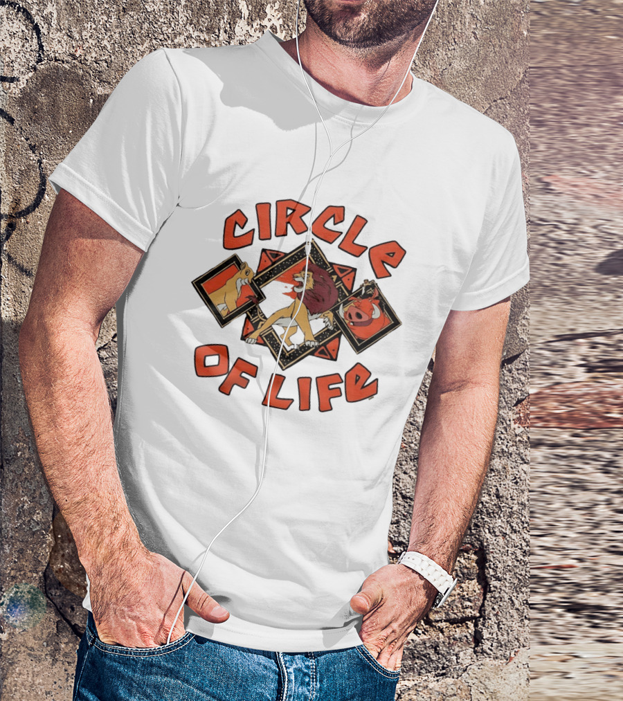 Circle Of Life Lion King Diamond Frames Disney T-Shirt