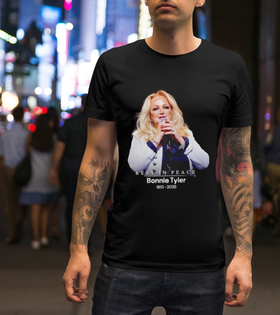 Rest In Peace Bonnie Tyler 1951 2026 T-Shirt