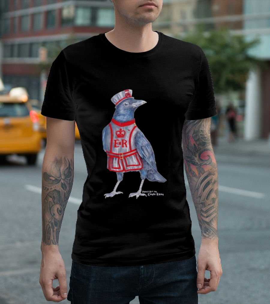 Rosaline The Raven ER Yeoman Warder Beefeater Uniform T-Shirt