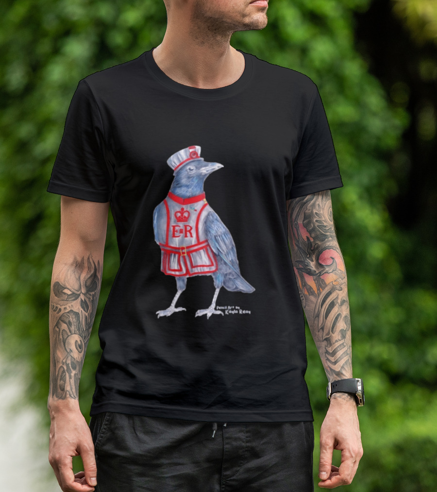 Rosaline The Raven ER Yeoman Warder Beefeater Uniform T-Shirt