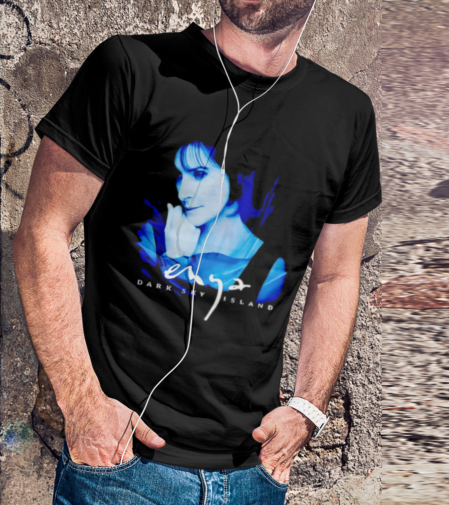 Enya Dark Sky Island Album Blue T-Shirt