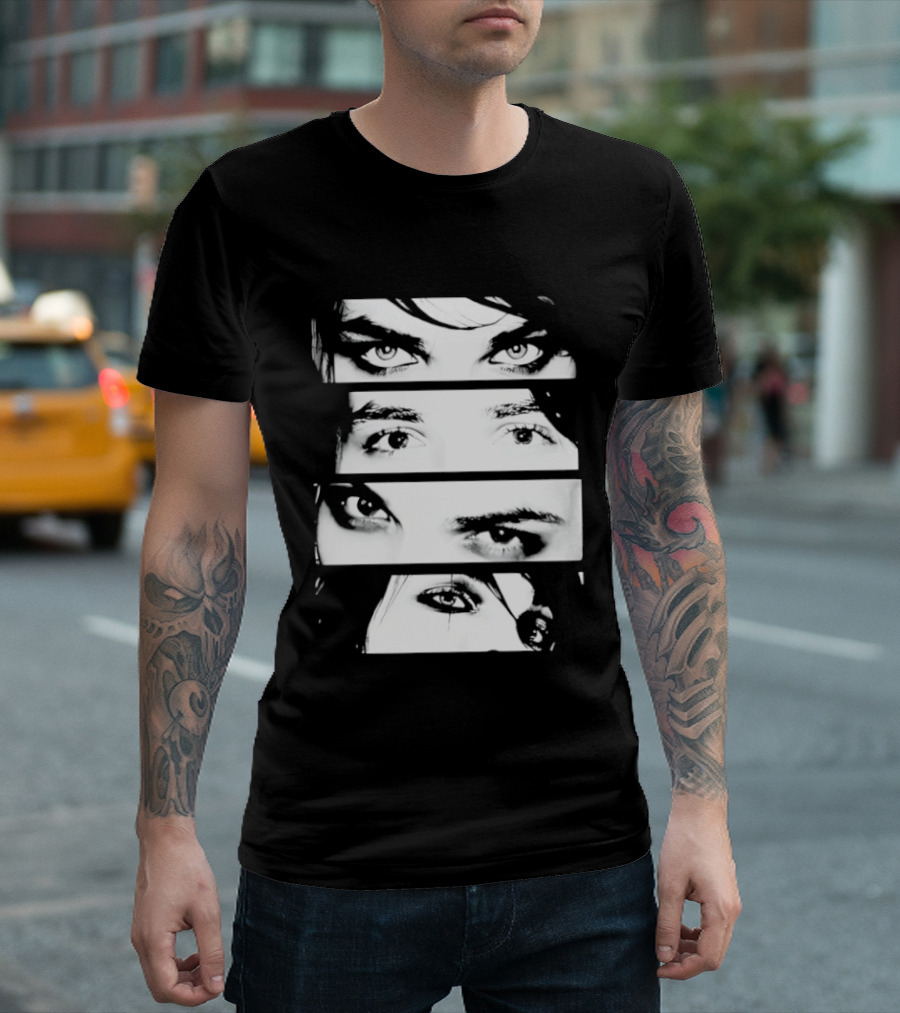 Gerard Way Eyes My Chemical Romance Emo Band Fan T-Shirt