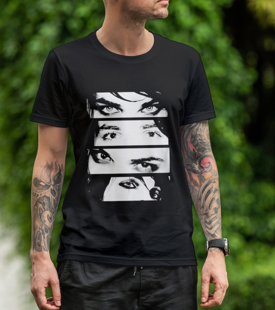 Gerard Way Eyes My Chemical Romance Emo Band Fan T-Shirt