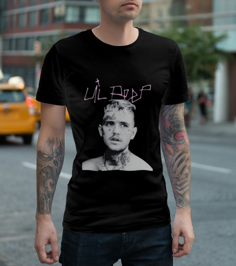 Lil Peep Gustav Elijah Åhr Emo Rap Tattoo T-Shirt