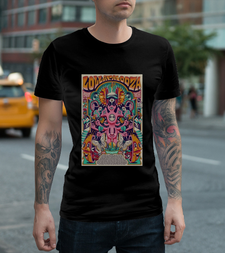 Lollapalooza Grant Park Chicago July 30 To August 2 2026 Festival T-Shirt