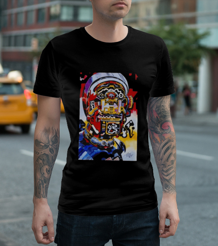 Jack Kirby Galactic Sci Fi Robot T-Shirt