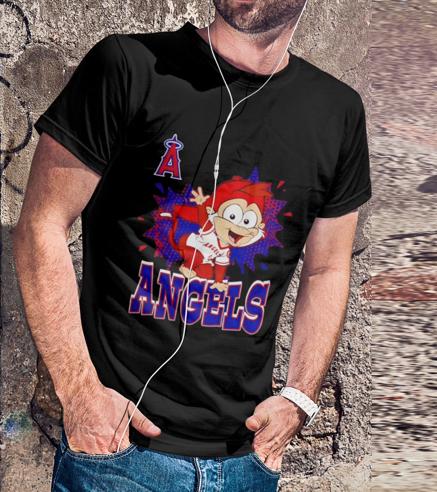 Los Angeles Angels Rally Monkey Baseball MLB Team Fans T-Shirt