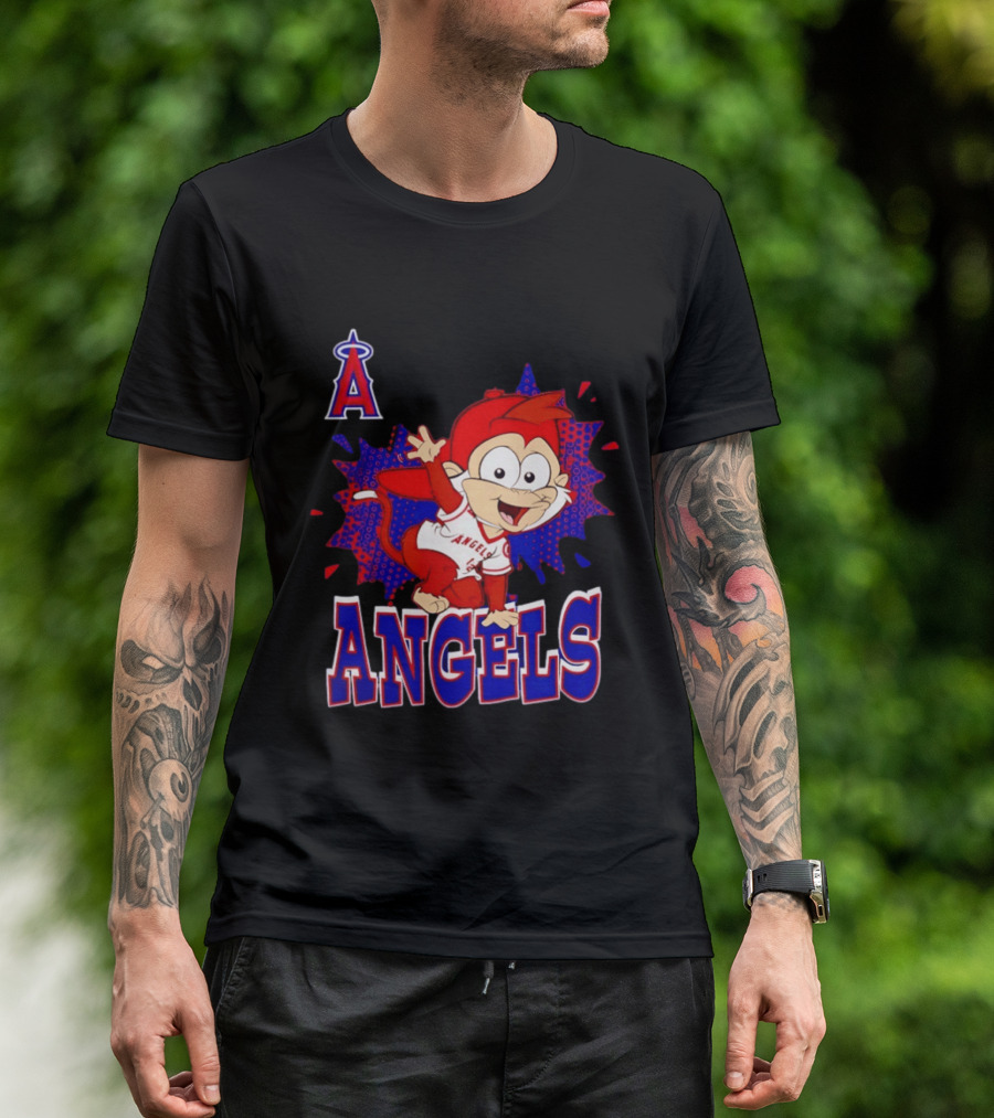 Los Angeles Angels Rally Monkey Baseball MLB Team Fans T-Shirt