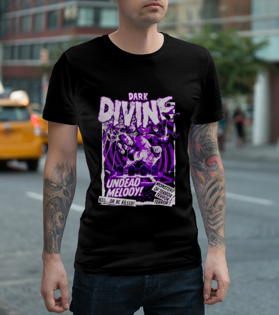 Dark Divine Undead Melody Monsters Of Terror Horror T-Shirt