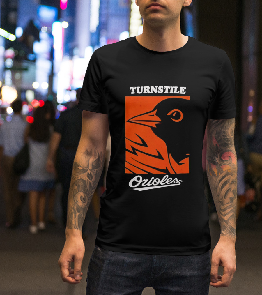 Turnstile Orioles Bird Orange T-Shirt