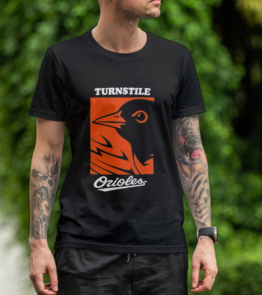 Turnstile Orioles Bird Orange T-Shirt
