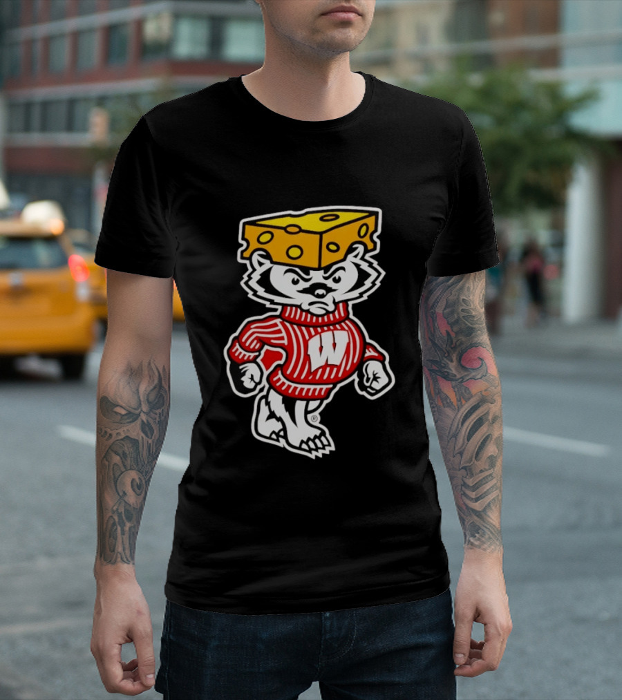 Wisconsin Badgers Bucky Cheesehead Lambeau Field 2026 T-Shirt