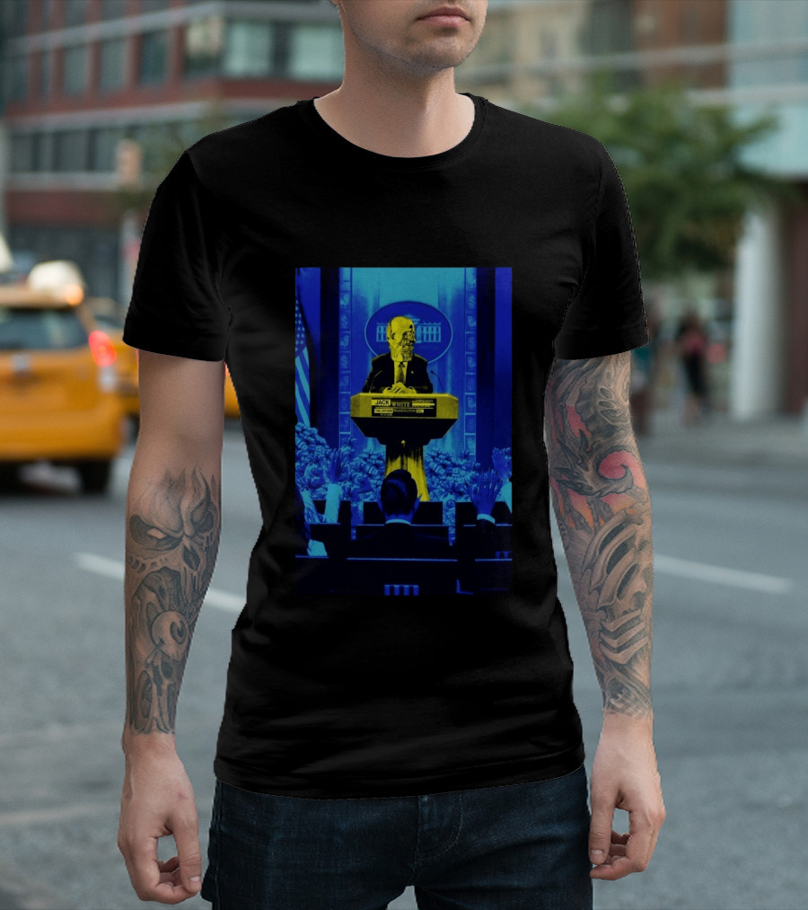 Jack White The Anthem Washington DC July 10 2026 Skeleton At Podium White House T-Shirt