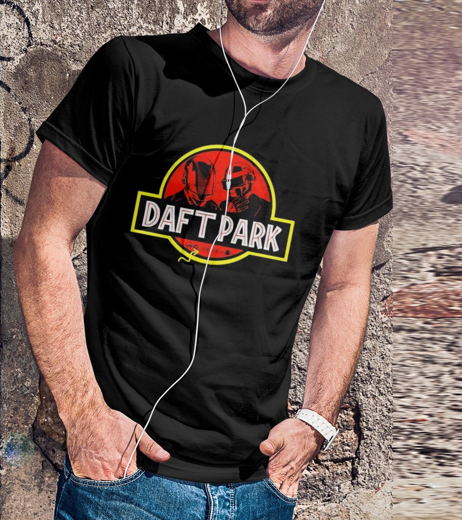 Daft Park Daft Punk Meets Jurassic Park Mashup T-Shirt
