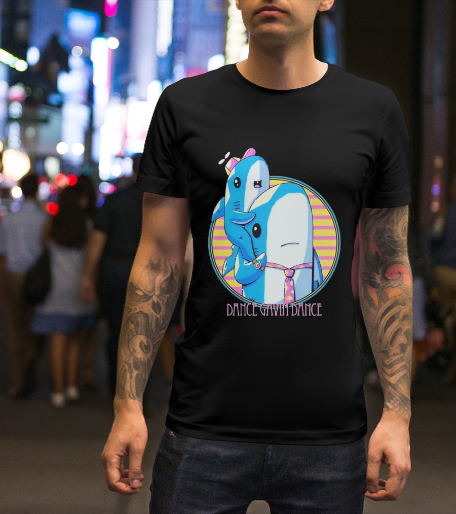 Dance Gavin Dance Shark Dad Cute Cartoon Marine Life Duo T-Shirt