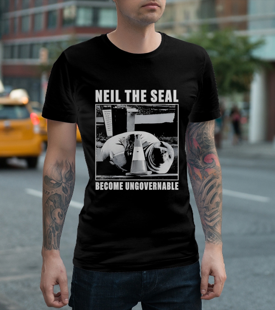 Neil The Seal Traffic Cone Chaos Become Ungovernable T-Shirt
