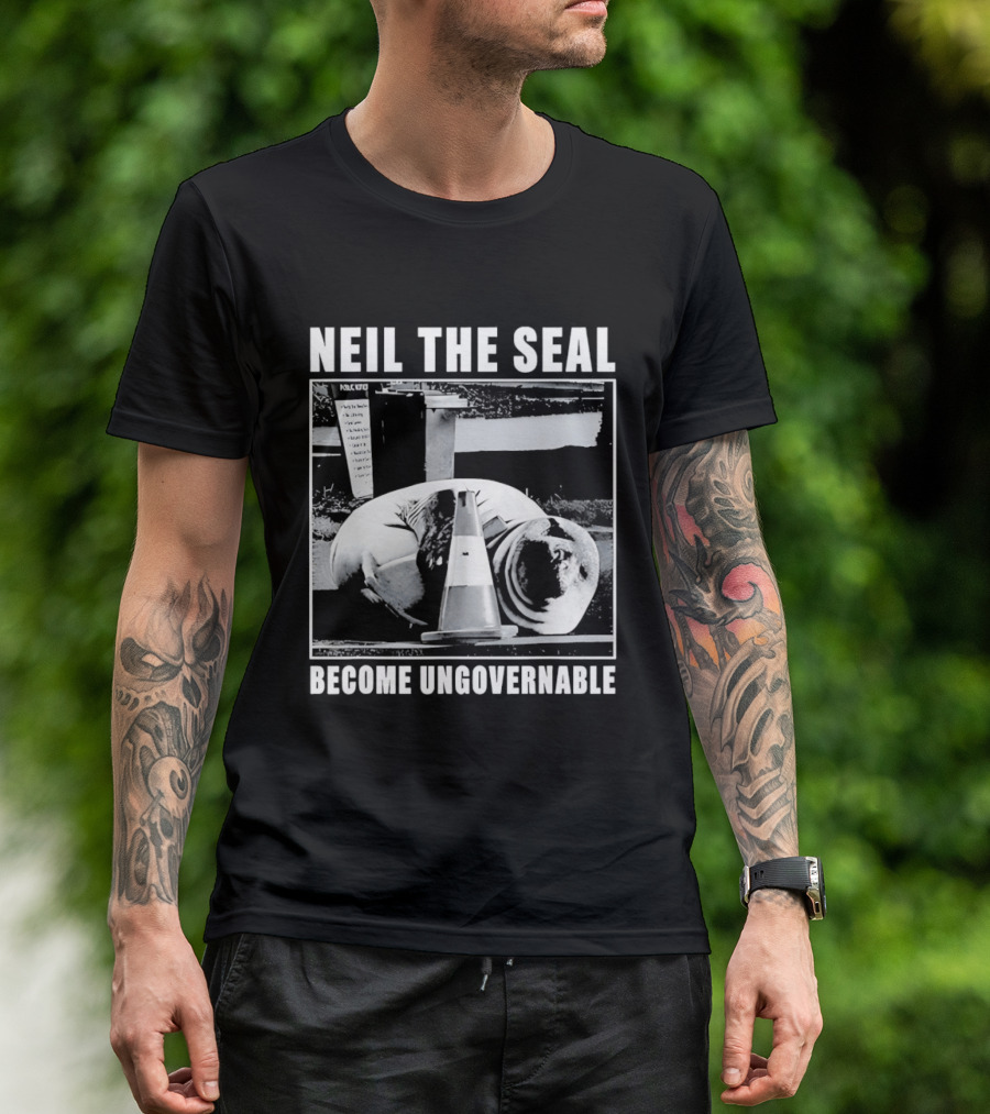Neil The Seal Traffic Cone Chaos Become Ungovernable T-Shirt
