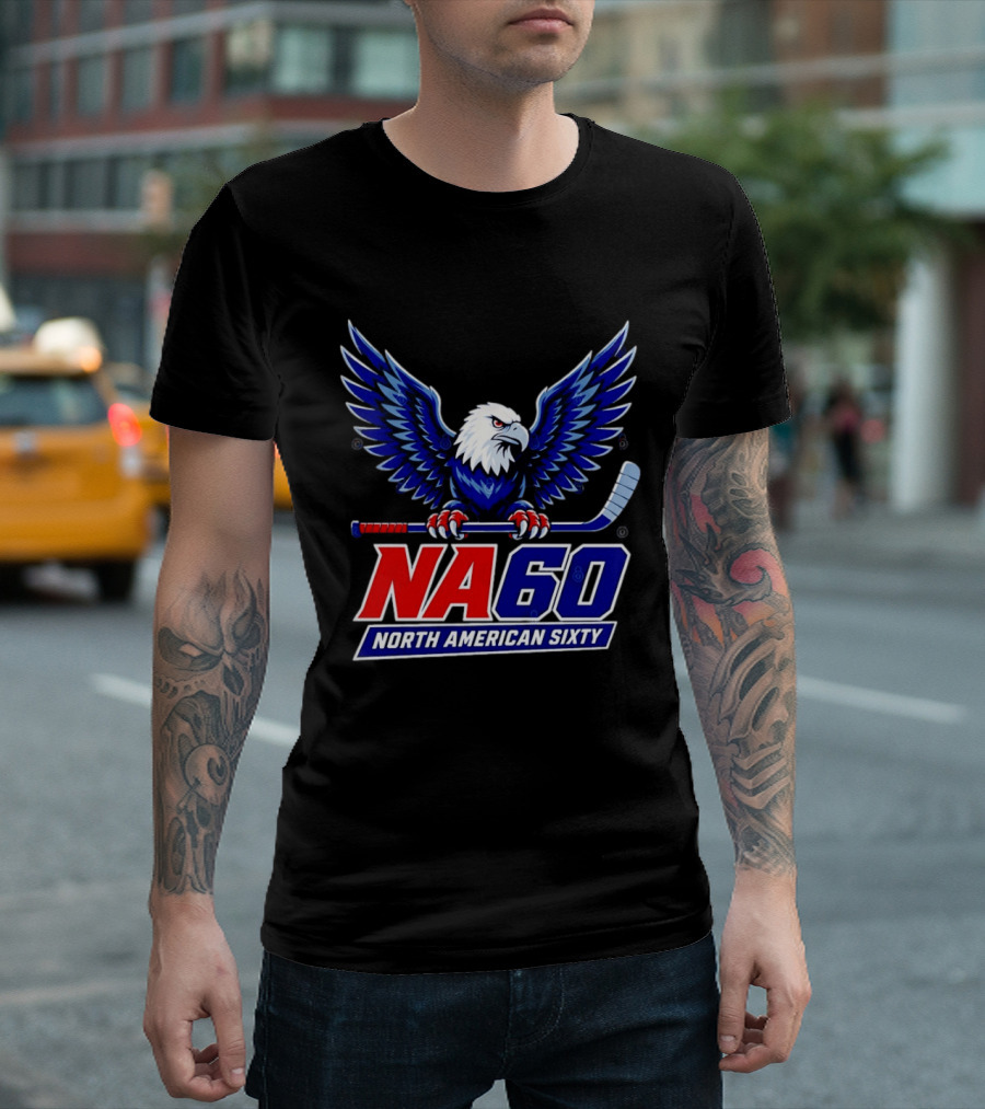 NA 60 North American Sixty Eagle Hockey T-Shirt