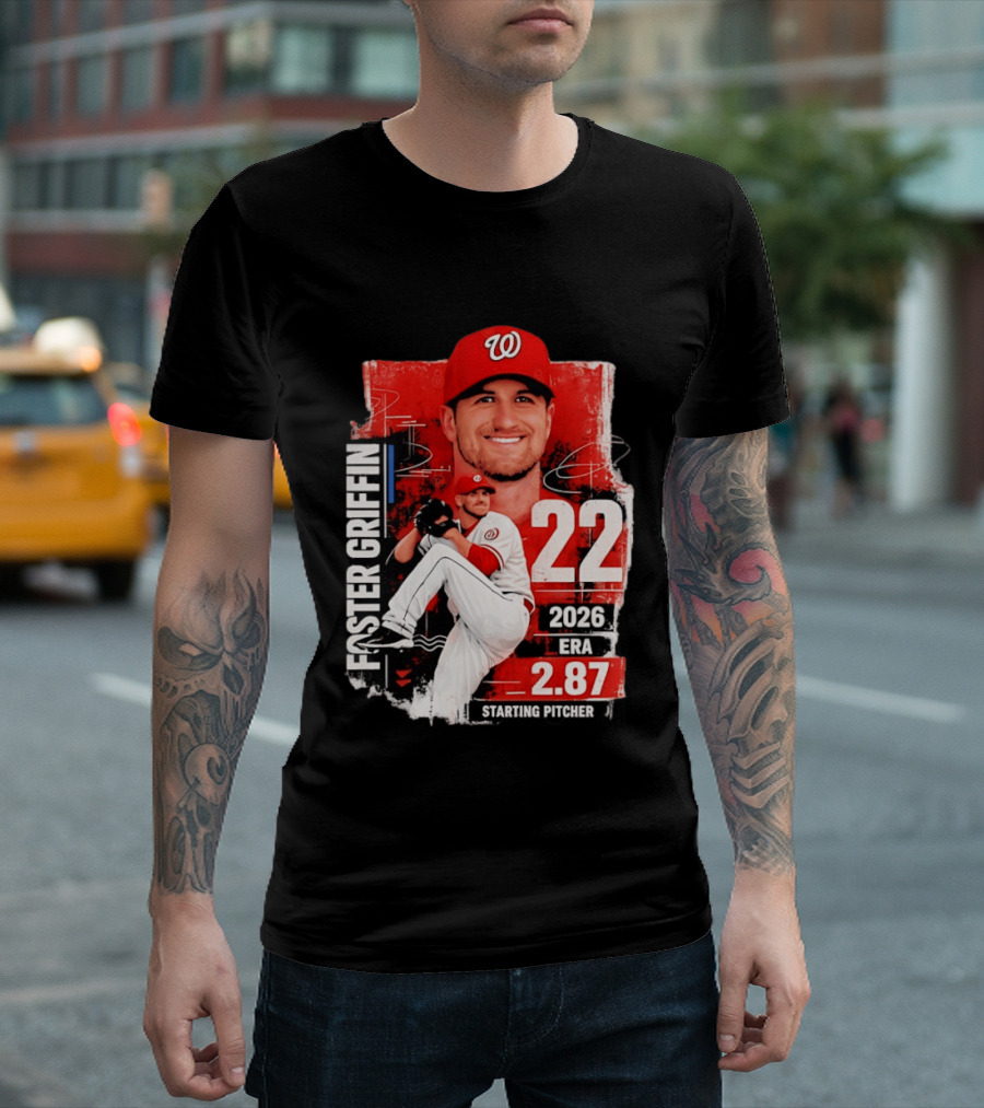 Foster Griffin 2026 ERA 2.87 Starting Pitcher 22 T-Shirt