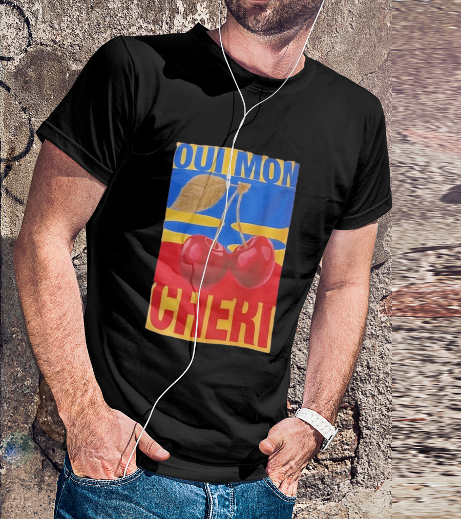 Oui Mon Cheri Cherry French Fruit T-Shirt