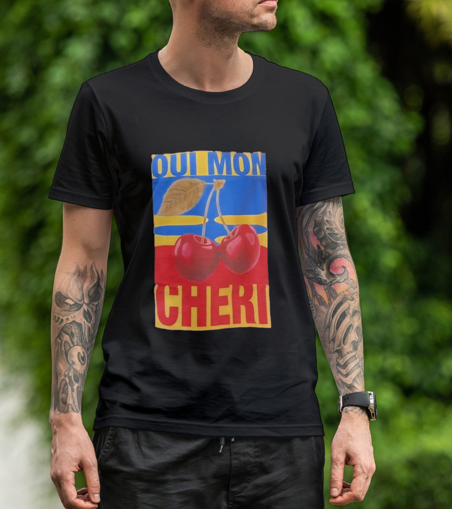 Oui Mon Cheri Cherry French Fruit T-Shirt