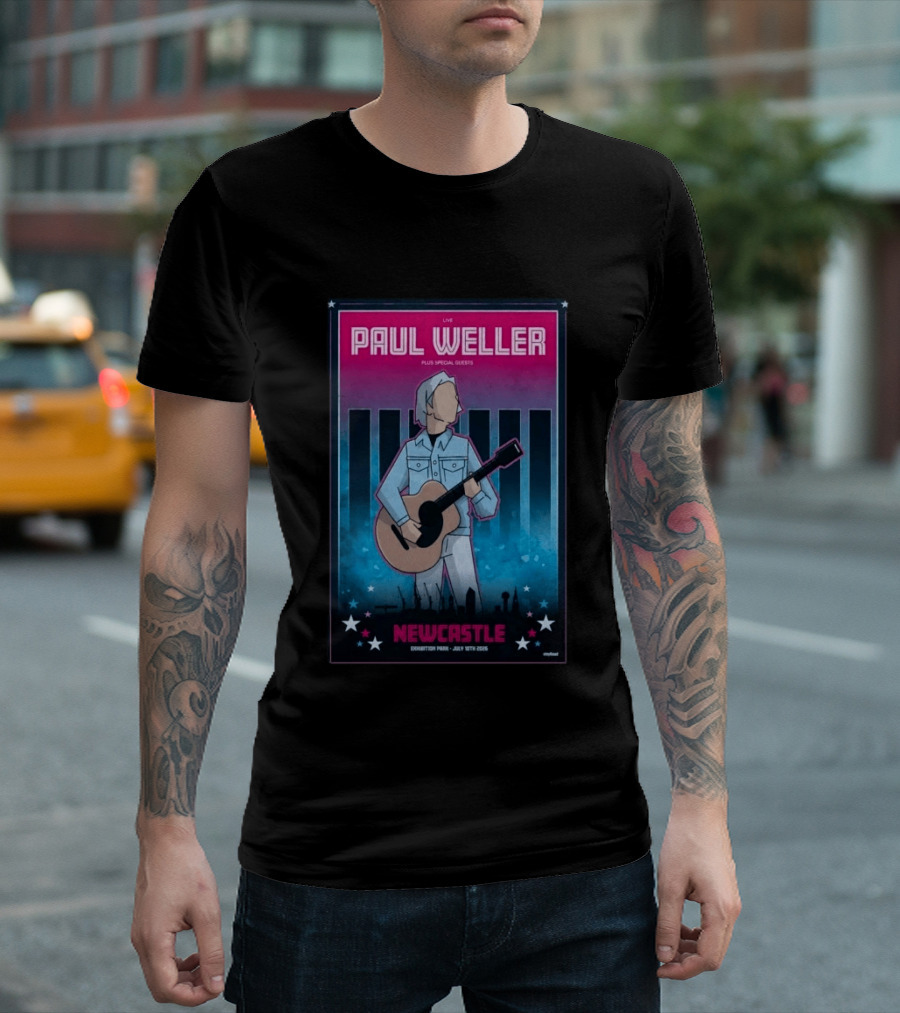 Paul Weller Live Newcastle Exhibition Park July 10 2026 Plus Special Guests T-Shirt