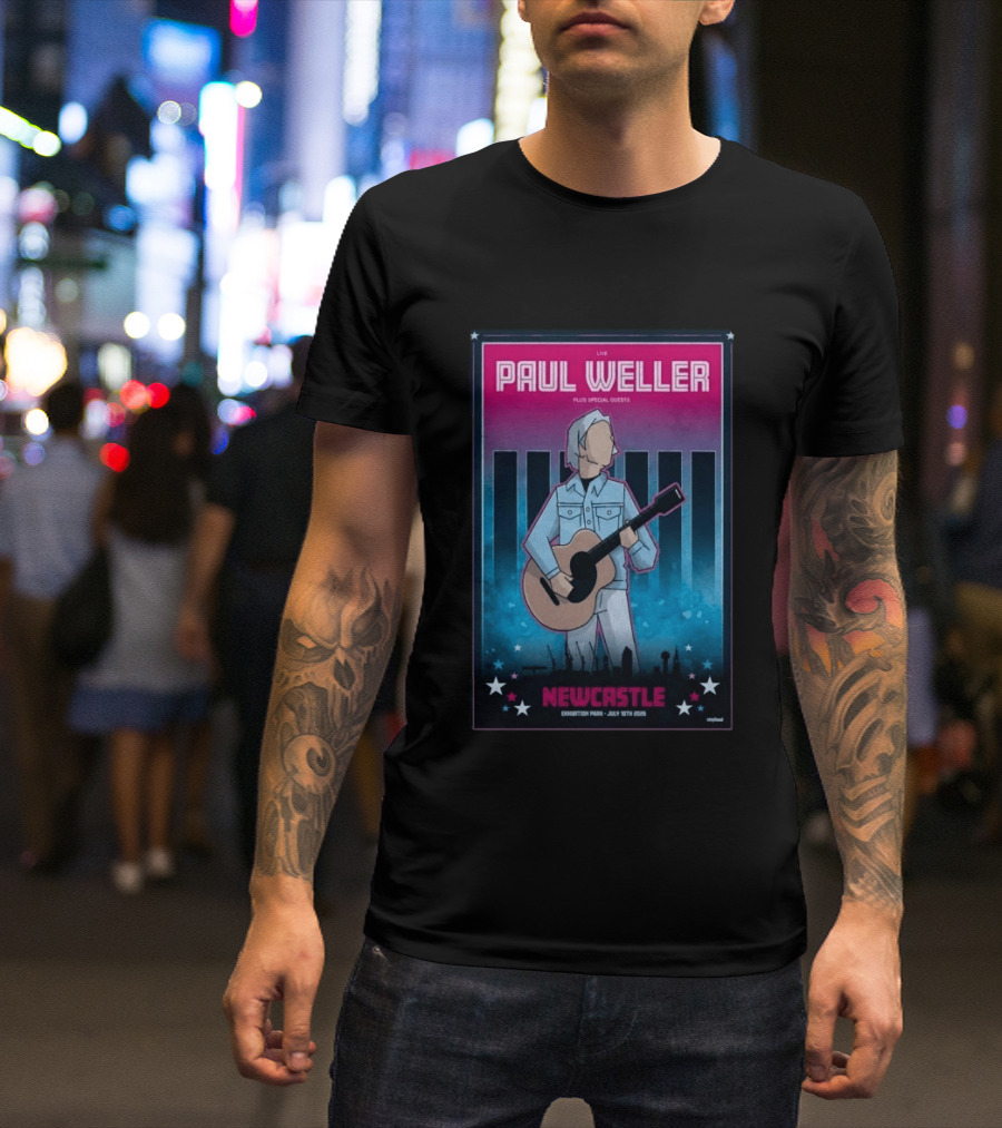 Paul Weller Live Newcastle Exhibition Park July 10 2026 Plus Special Guests T-Shirt
