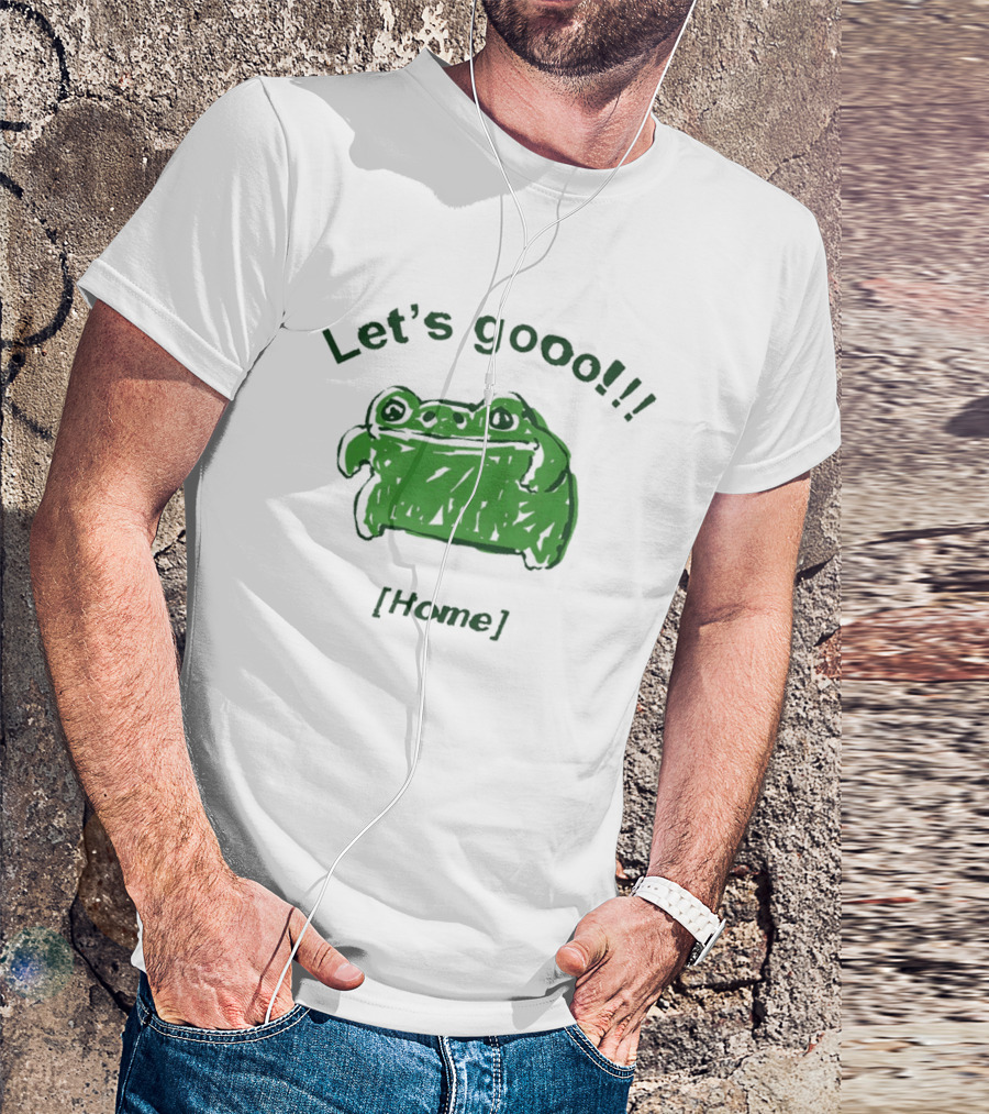 Let's Gooo Home Popcornpunk Frog T-Shirt