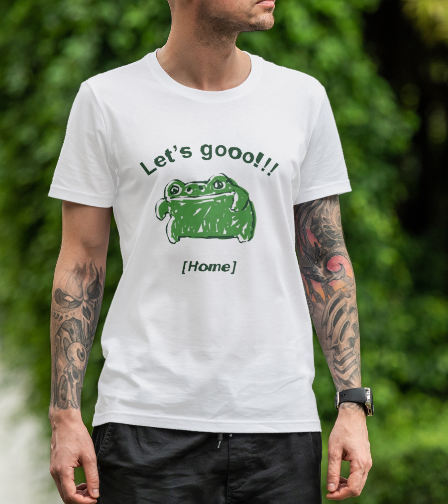 Let's Gooo Home Popcornpunk Frog T-Shirt