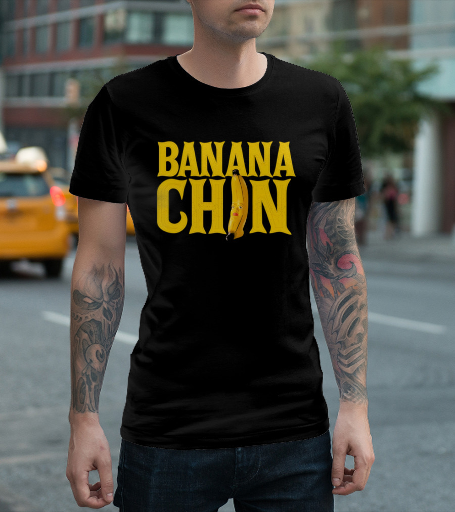 Banana Chin MMA Sandipantsmma Surreal Face T-Shirt