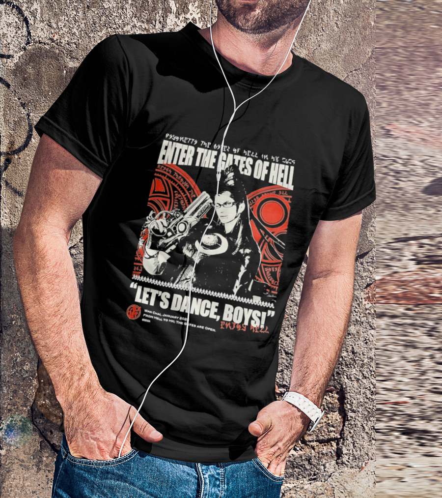 Bayonetta Enter The Gates Of Hell Let's Dance Boys 2025 Wan Chai T-Shirt