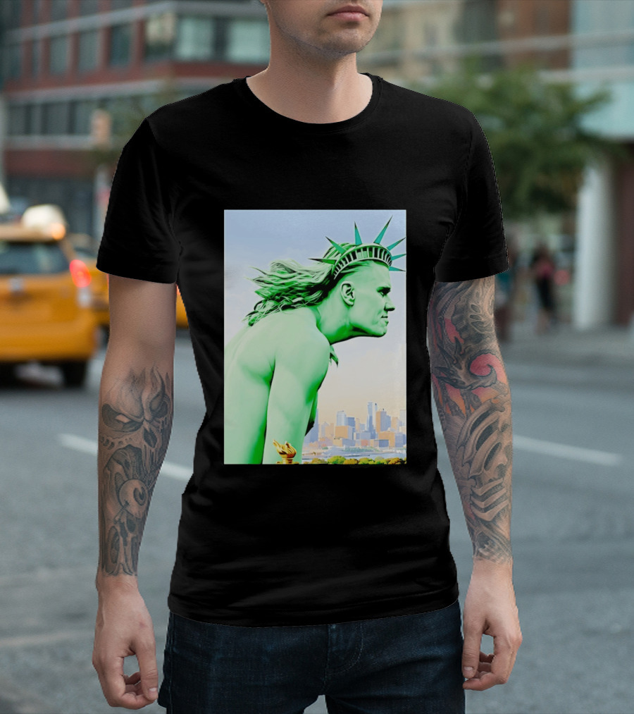 Erling Haaland Liberty Statue Meme T-Shirt