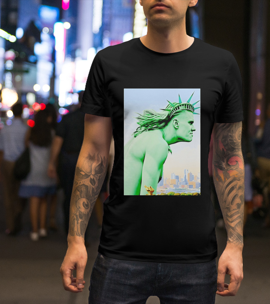 Erling Haaland Liberty Statue Meme T-Shirt